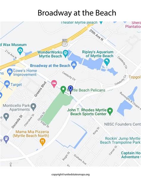 Training and Certification Options for MAP Broadway On The Beach Map